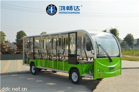  鸿畅达18座多种颜色电动观光车支持定制